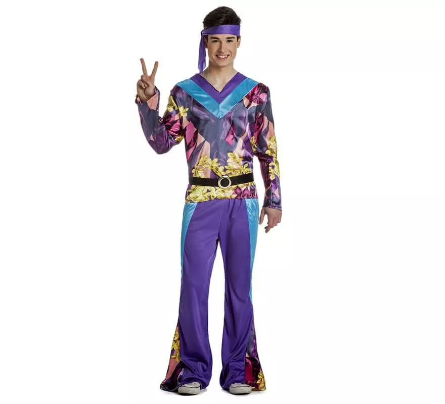 Translation missing: en.Disfraz de Hippie Disco para hombre