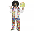 Disfraz de Hippie Floreado para hombre