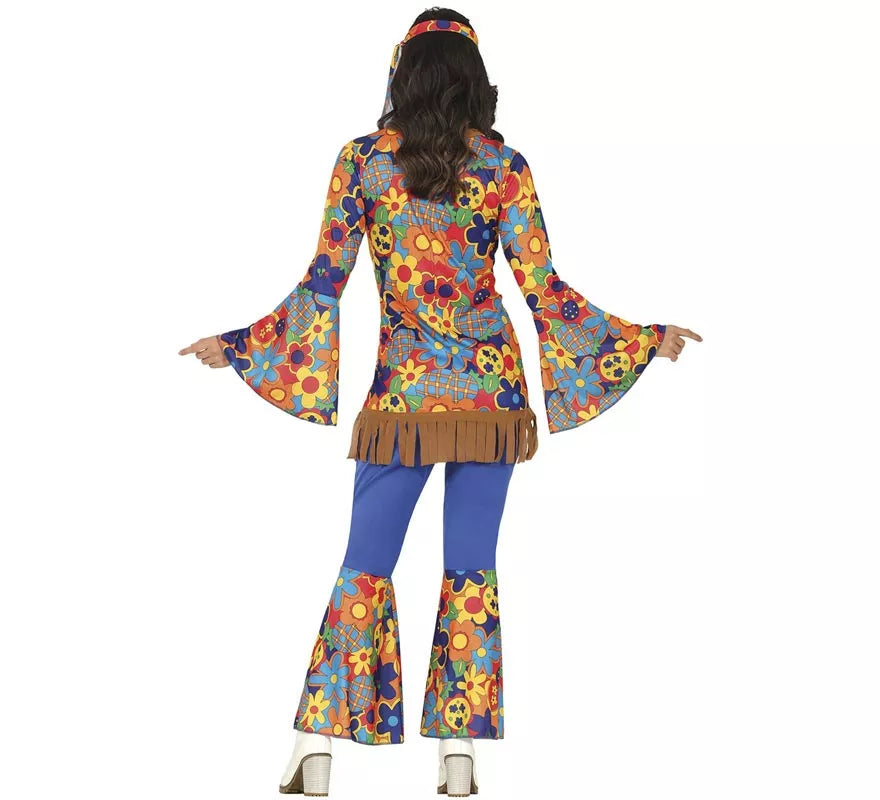 Disfraz de Hippie Flower para mujer