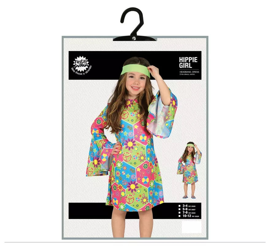 Disfraz de Hippie Girl para niña