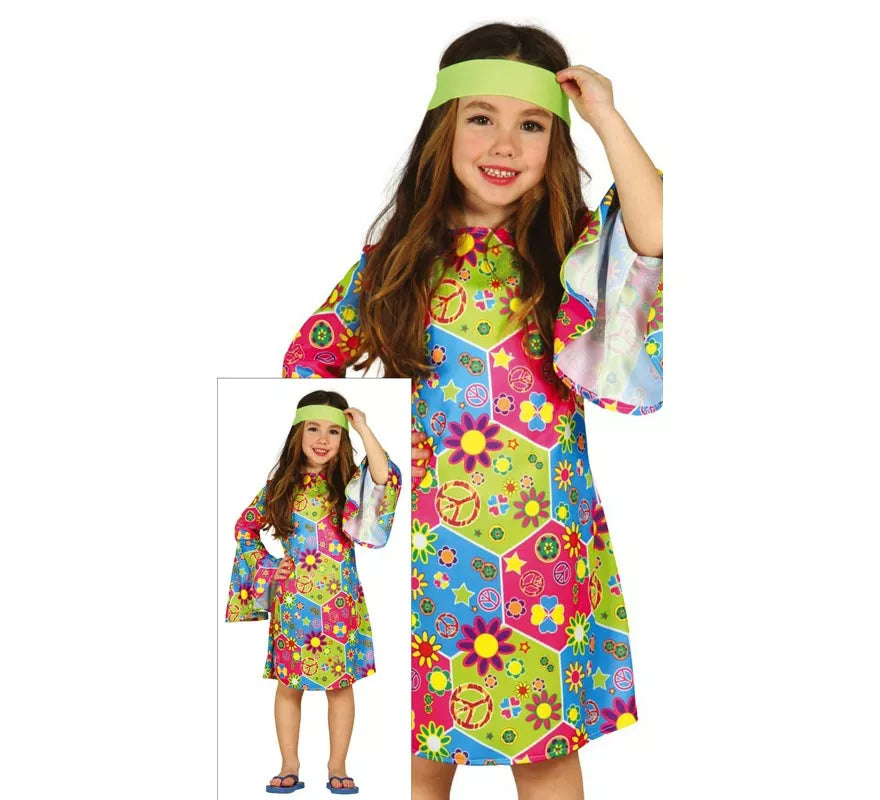 Translation missing: en.Disfraz de Hippie Girl para niña
