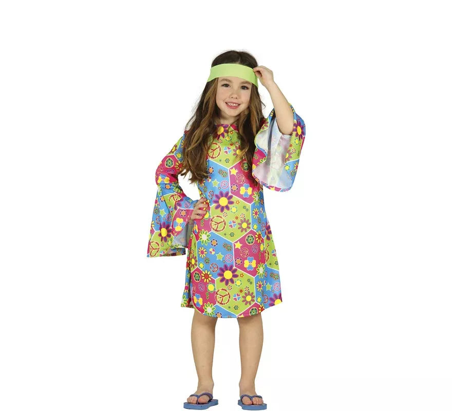 Disfraz de Hippie Girl para niña
