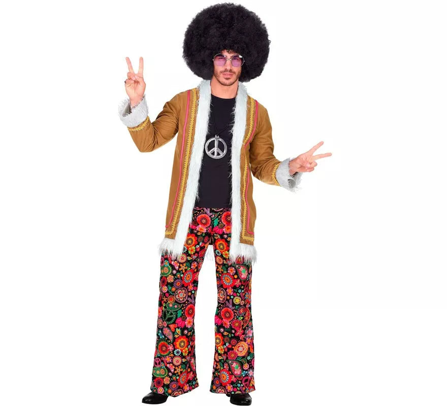 Disfraz de Hippie Invierno para hombre