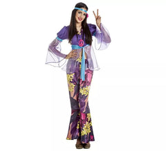 Purple Hippie Costume for Women
