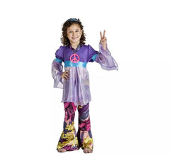 Purple Hippie Costume for Girl