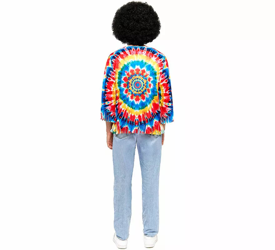 Disfraz de Hippie multicolor para hombre