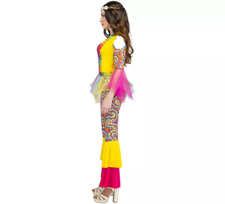 Translation missing: en.Disfraz de Hippie Multicolor para mujer