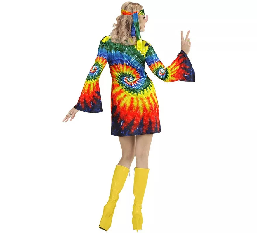 Translation missing: en.Disfraz de Hippie Ondas Psicodélicas para mujer