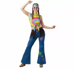 Psychedelic Hippie Costume for Women