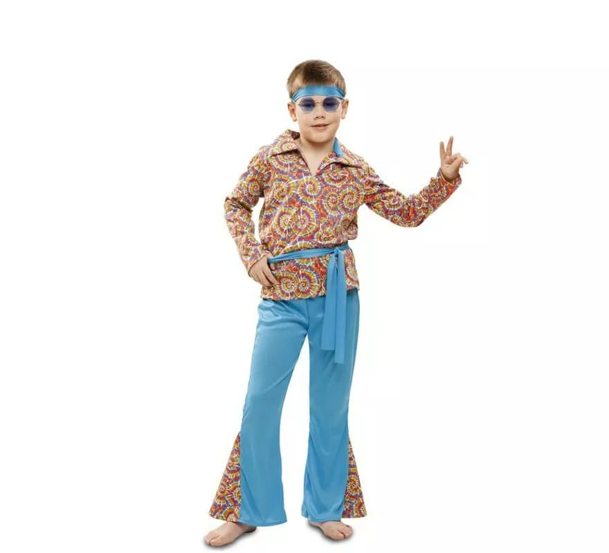 Translation missing: en.Disfraz de Hippie Psicodélico para niño