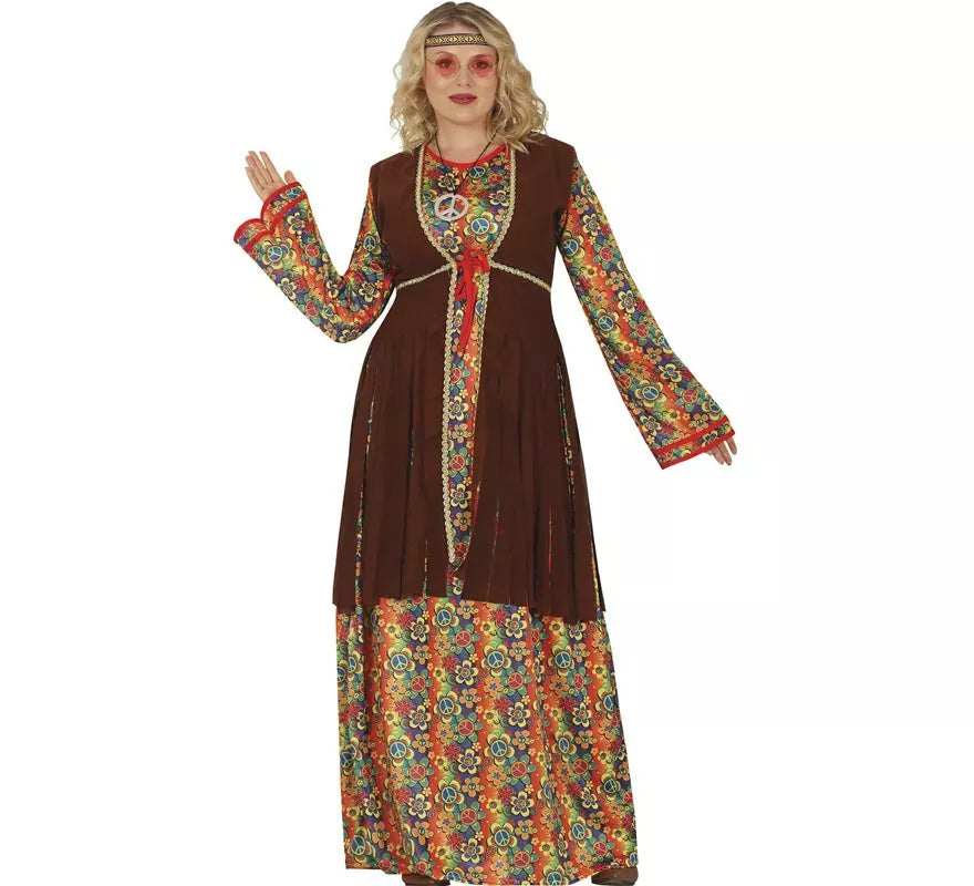 Translation missing: en.Disfraz de Hippie vestido largo para mujer