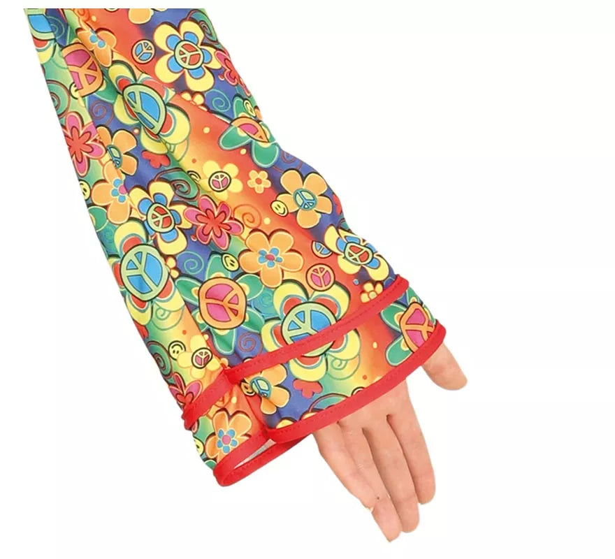 Disfraz de Hippie vestido largo para mujer