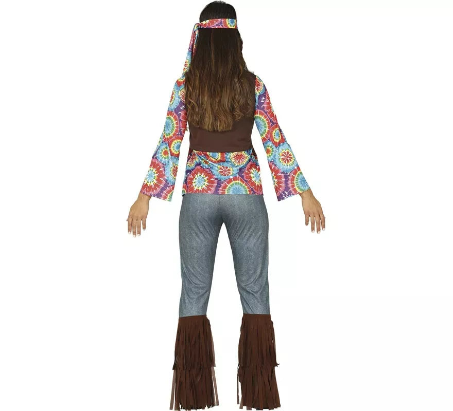 Translation missing: en.Disfraz de Hippy con Chaleco para mujer