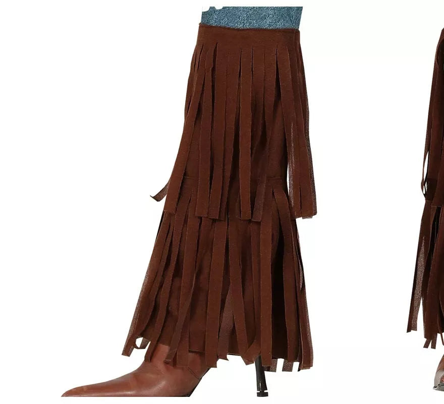 Disfraz de Hippy con Chaleco para mujer