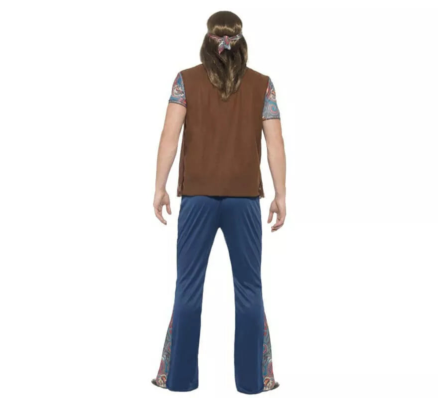 Disfraz de Hippy Multicolor para hombre