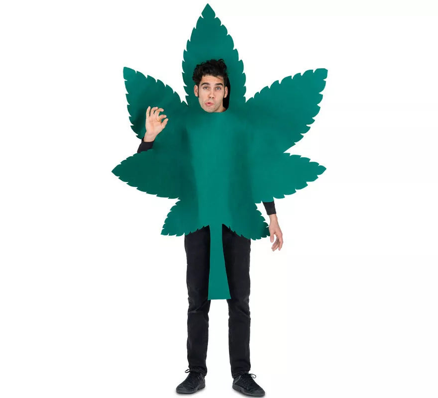 Disfraz de Hoja de Marihuana para adulto