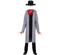 Invisible Man costume with jacket for adults