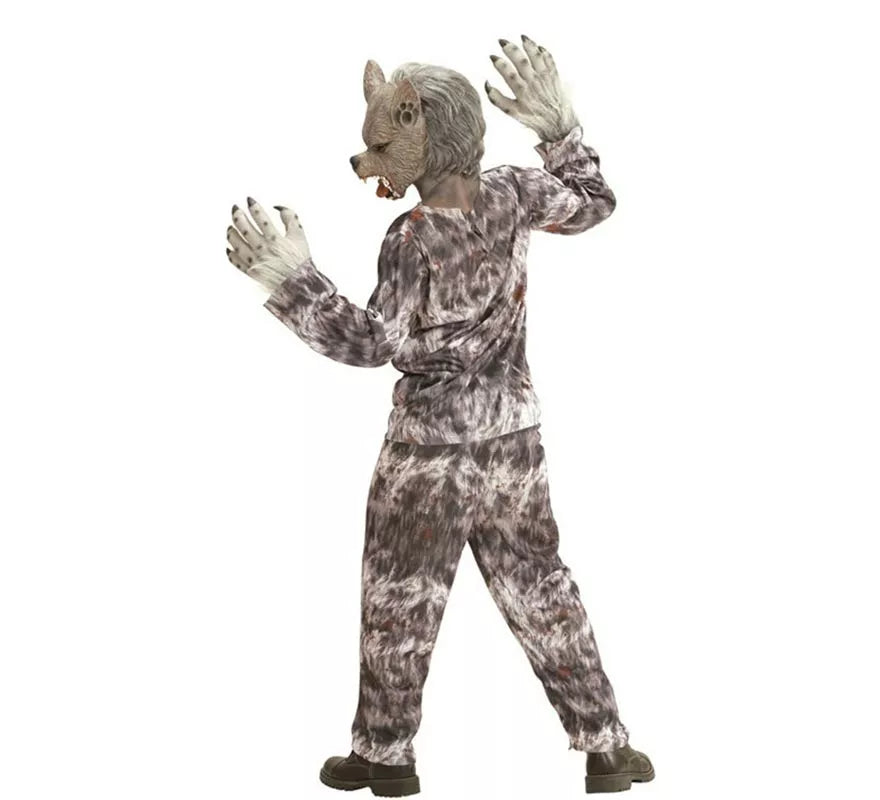 Translation missing: en.Disfraz de Hombre Lobo con Máscara para niño