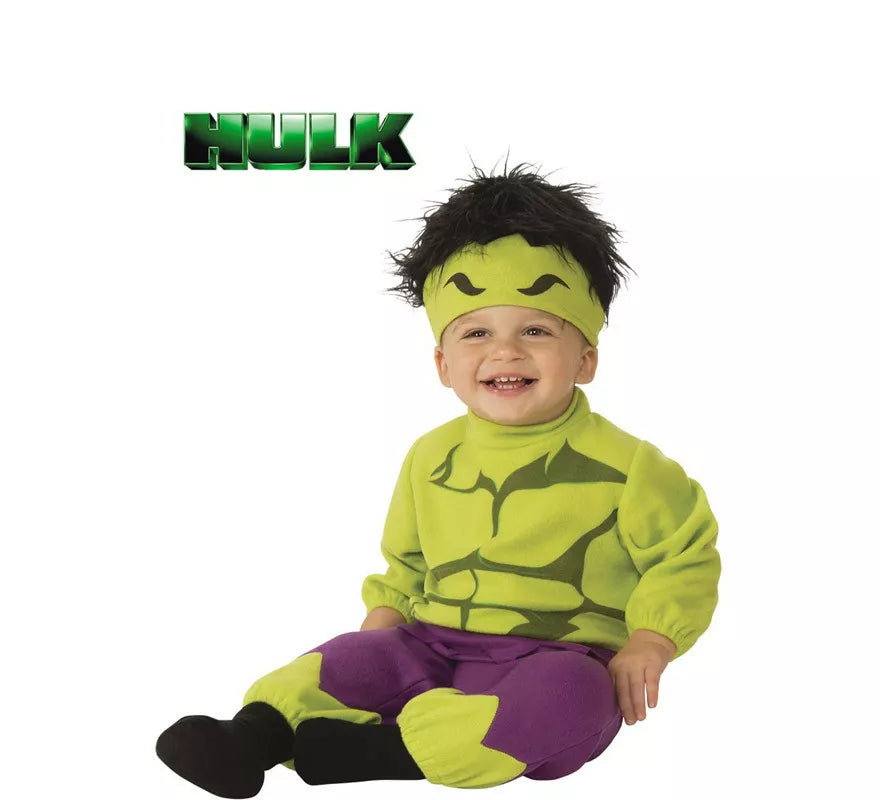 Translation missing: en.Disfraz de Hulk con gorro para bebé