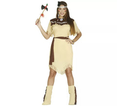 Indian costume with fringes for women