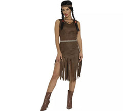 Brown India costume for women