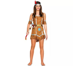 Brown India costume for women