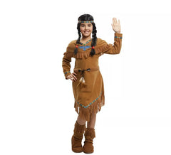 Brown India costume for girls