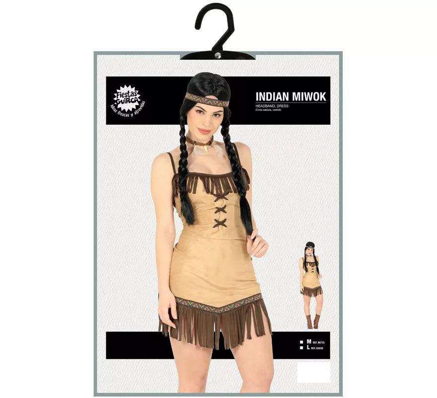Translation missing: it.Disfraz de India Miwok para mujer