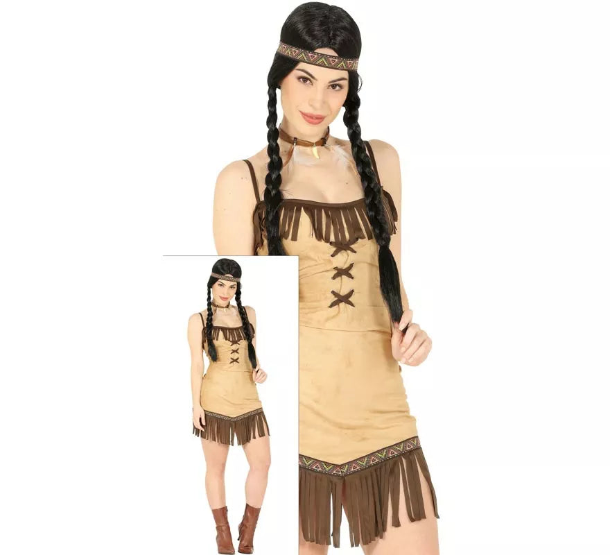 Disfraz de India Miwok para mujer