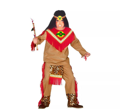 Disfraz de Indio Toro Furioso Cherokee para niño
