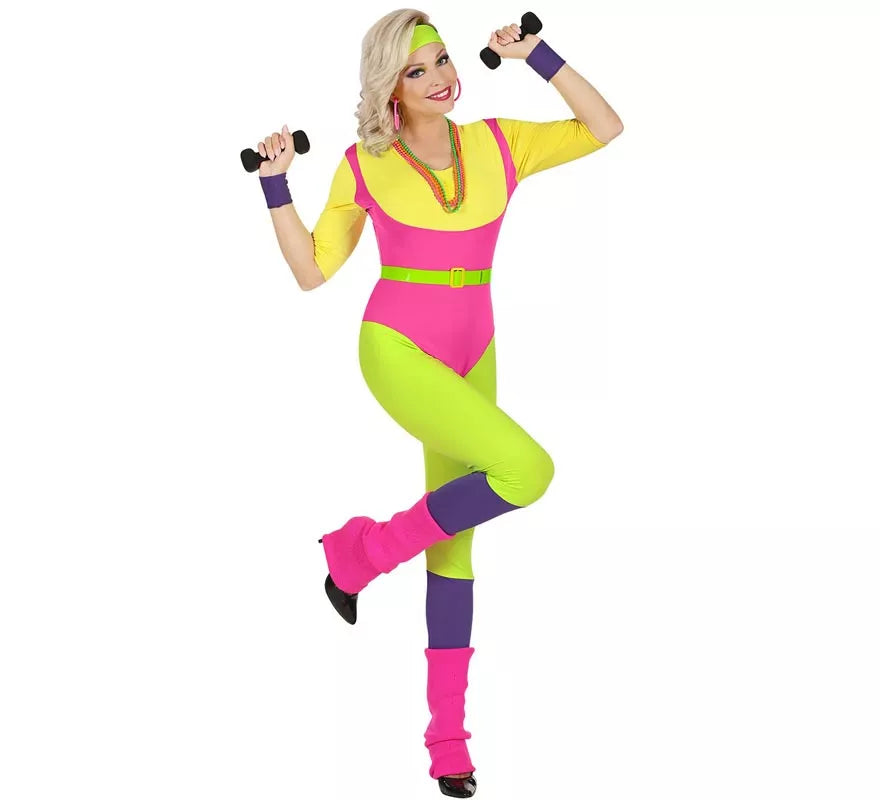 Translation missing: en.Disfraz de Instructora de Aerobics Años 80 para mujer