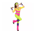 Disfraz de Instructora de Aerobics Años 80 para mujer