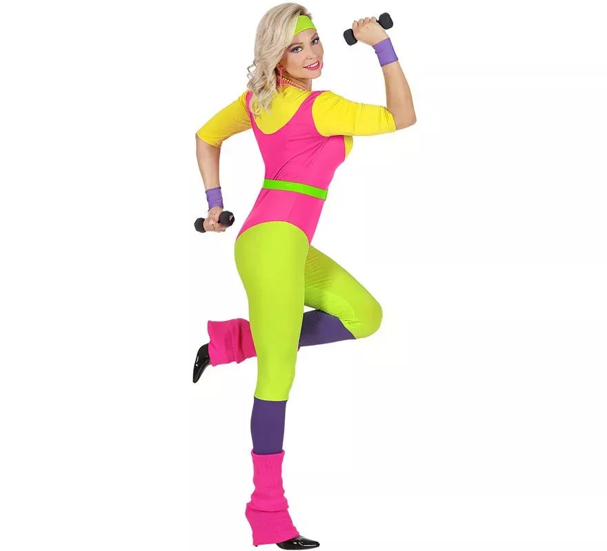 Translation missing: en.Disfraz de Instructora de Aerobics Años 80 para mujer