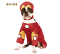 Disfraz de Iron Man con gorro para perro