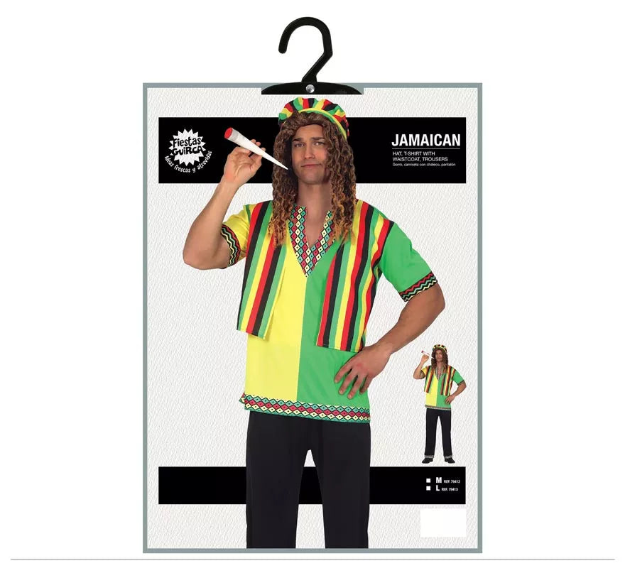 Disfraz de Jamaicano para Hombre