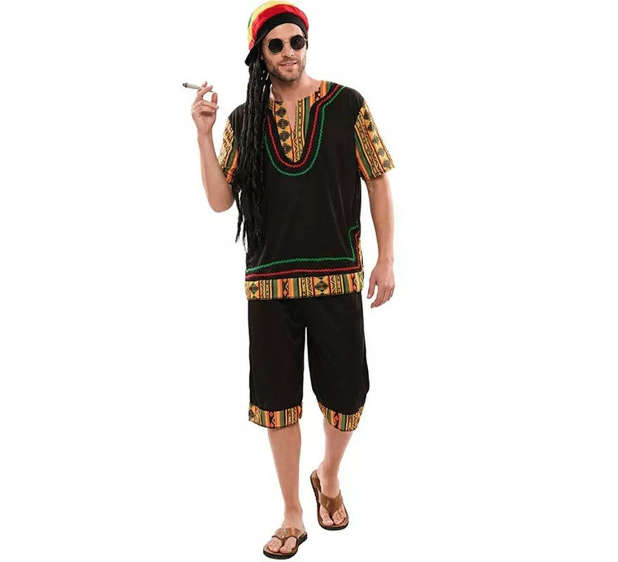 Translation missing: en.Disfraz de Jamaicano Rasta para hombre