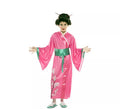 Disfraz de Japonesa Rosa para niña