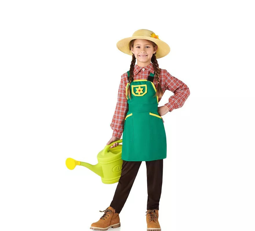 Disfraz de Jardinera o Granjera profesional para niña