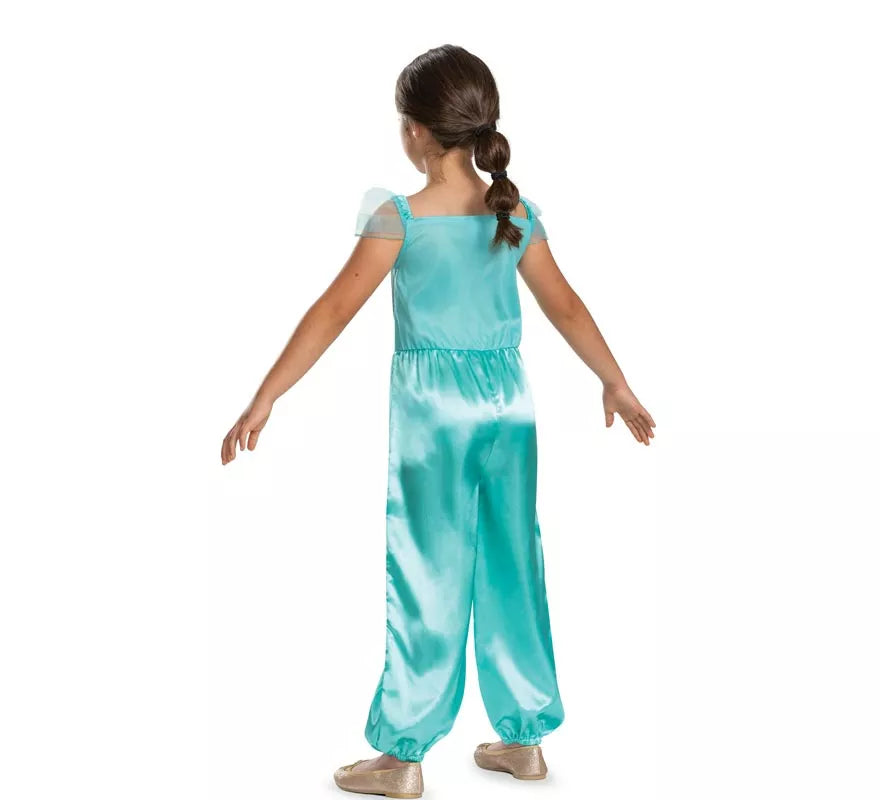 Translation missing: it.Disfraz de Jasmin traje azul clásico para niña