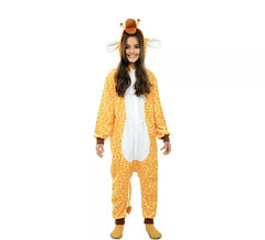 Kugurumi Giraffe Costume with Hood and Ears for Kids