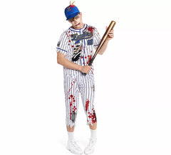 Zombie Baseball Player Costume for Men