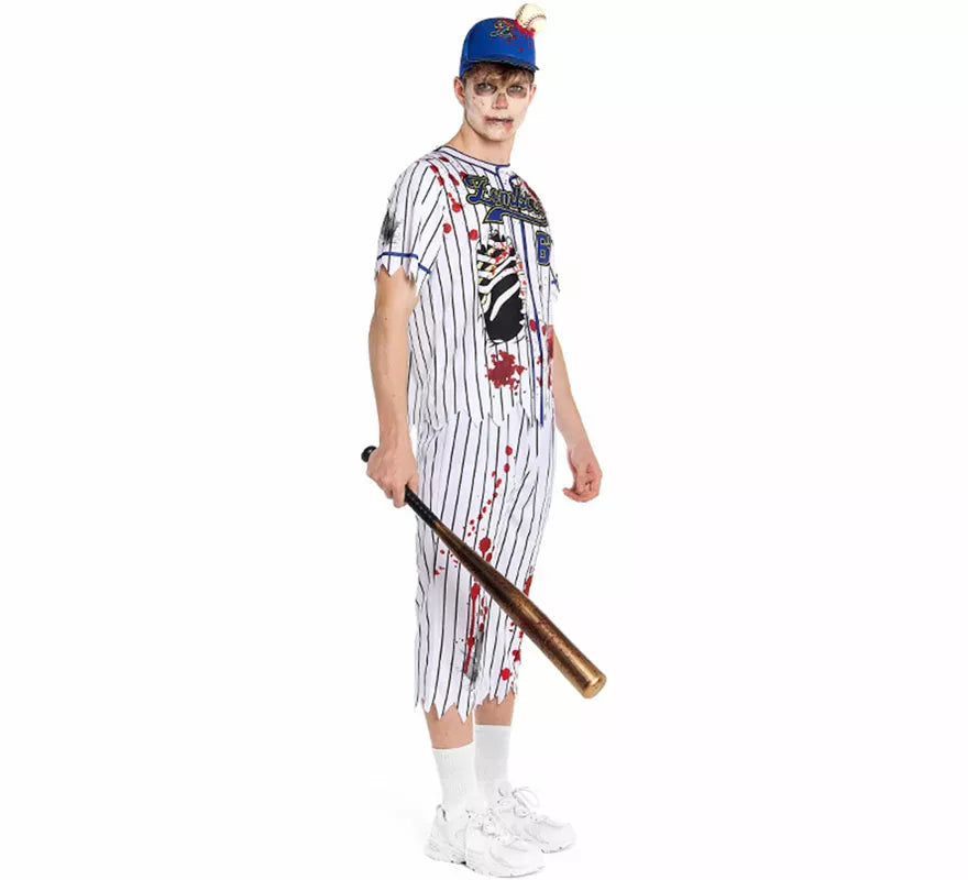 Translation missing: en.Disfraz de Jugador de Béisbol Zombie para hombre