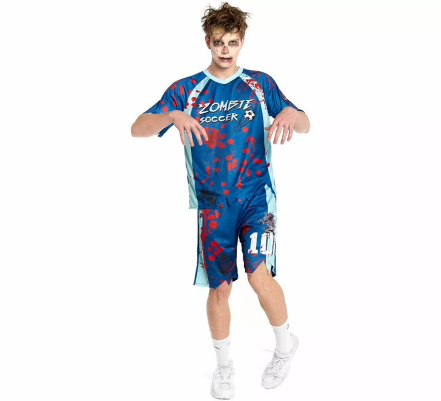 Disfraz de Jugador de Fútbol Zombie para hombre
