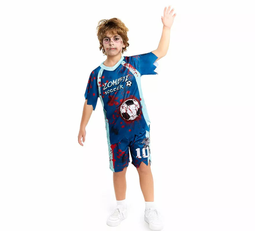 Translation missing: en.Disfraz de Jugador de Fútbol Zombie para niño