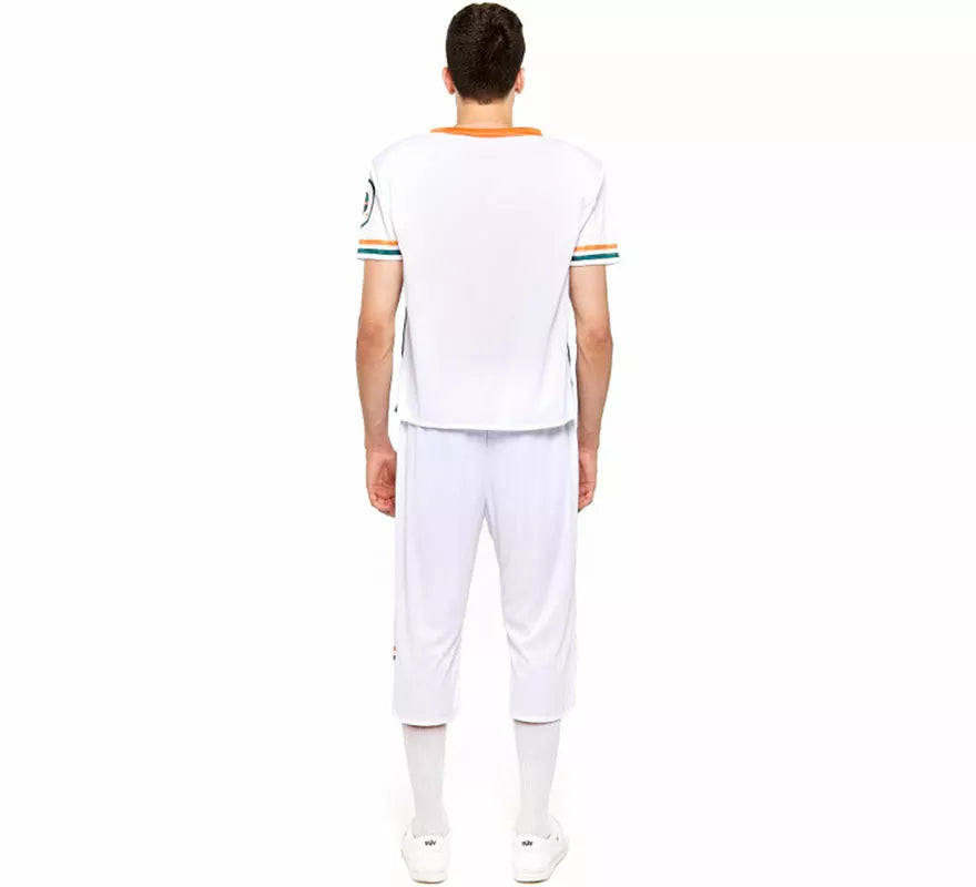 Disfraz de Jugador de Rugby verde y blanco para hombre