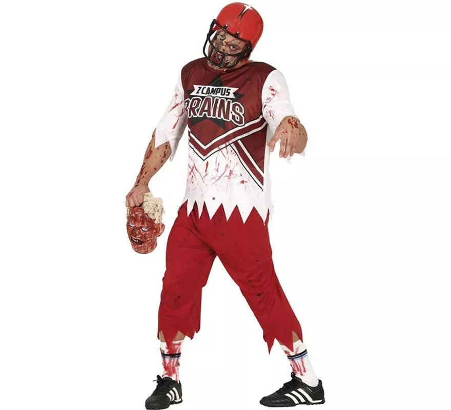 Disfraz de Jugador de Rugby Zombie para hombre