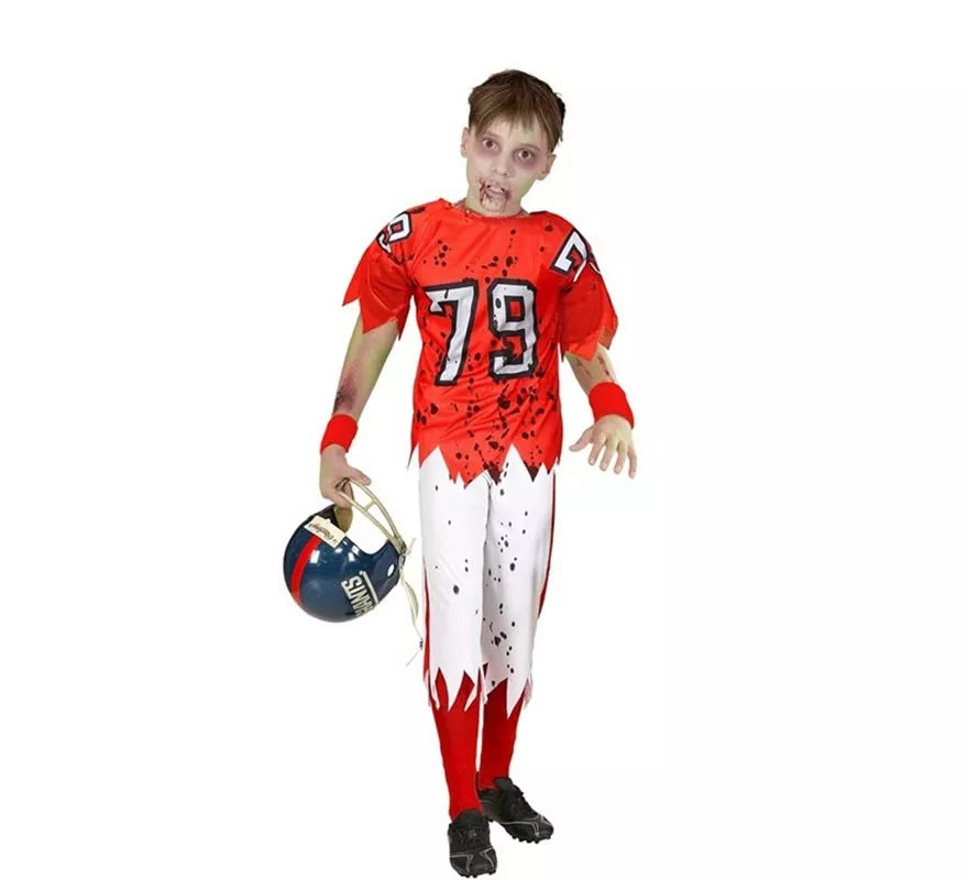Translation missing: en.Disfraz de Jugador de Rugby Zombie para niño