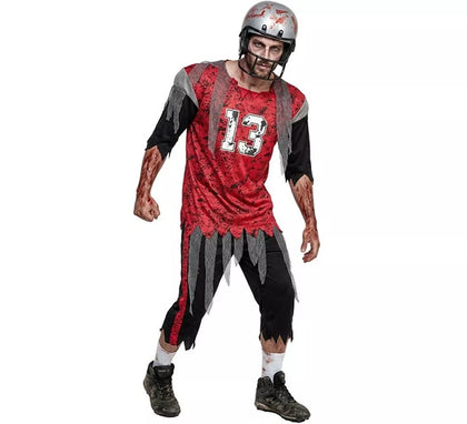 Disfraz de Jugador Fútbol Americano Zombie para hombre