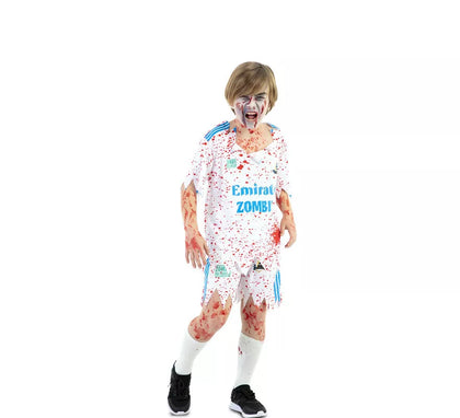 Disfraz de Jugador Fútbol Zombie para niño