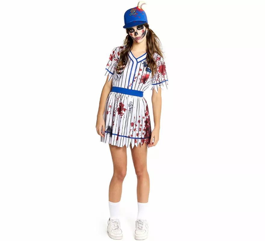 Translation missing: en.Disfraz de Jugadora de Béisbol Zombie para mujer
